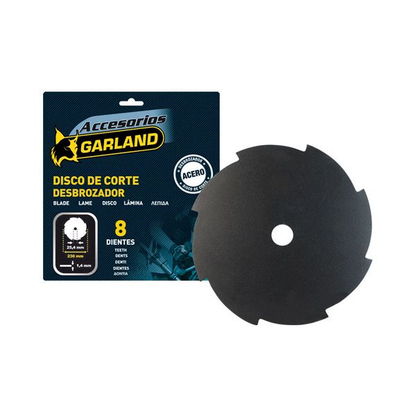 5599XA12 DISC DESBROZADORA 230mm 8 dens