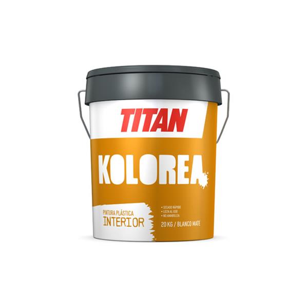 PINTURA PLASTICA KOLOREA INTERIOR 20 KG.