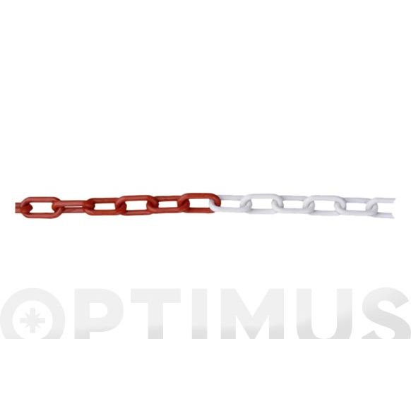 CADENA BICOLOR PLASTIC 8mm 25mts(E5)