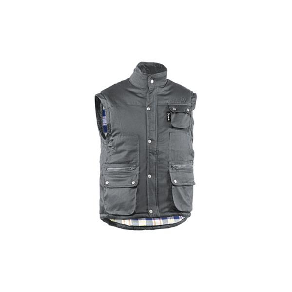 CHALECO MULTIBOLSILLOS ALGODON WESTPORT GRIS TALLA M