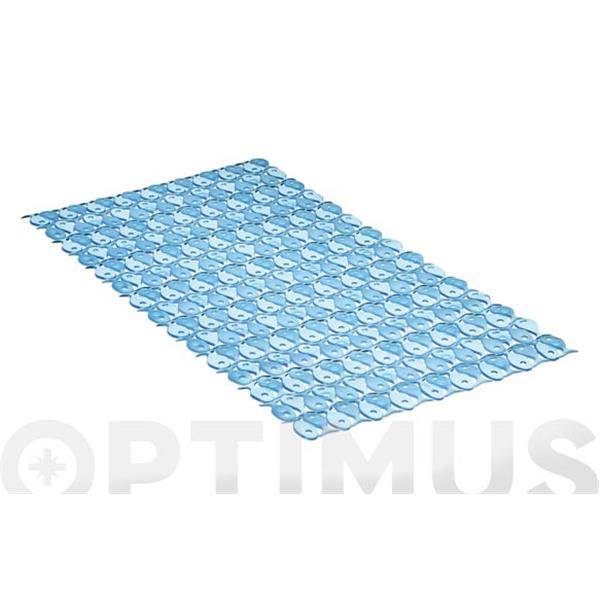 ALFOMBRA BA&Ntilde;O AZUL PEIXOS 70X36 CM TATAY