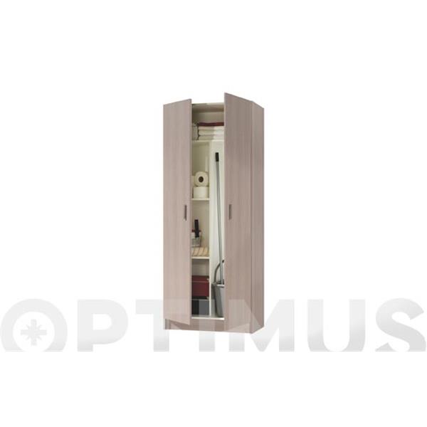 ARMARIO MULTIUSO ESCOBERO ROBLE 180X73X3