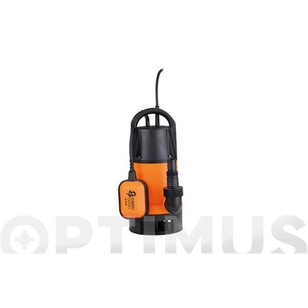 BOMBA SUMERGIBLE AGUAS SUCIAS 750W 13.000L/H