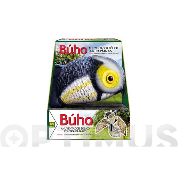 BUHO CON ALAS EOLICO AHUYENTADOR PAJAROS MASS&Oacute;