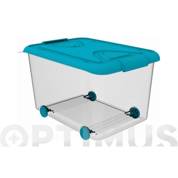 CAJA MULTI-BOX C/RUEDAS 70 L 11004-LILA