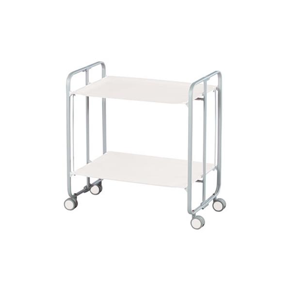 CARRITO DE TE PLEGABLE GRIS/BLANCO
