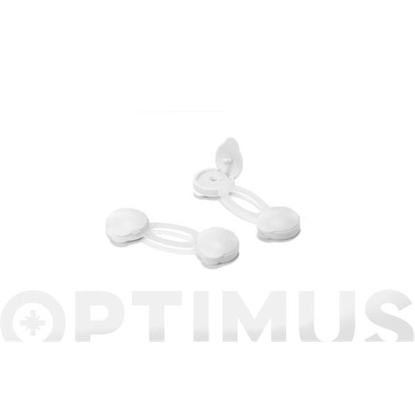 CIERRE SEGURIDAD MULTIUSO CORTO BLANCO(2UNI)