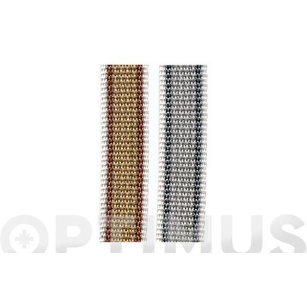 CINTA PERSIANA BICOLOR 22mm 5mts