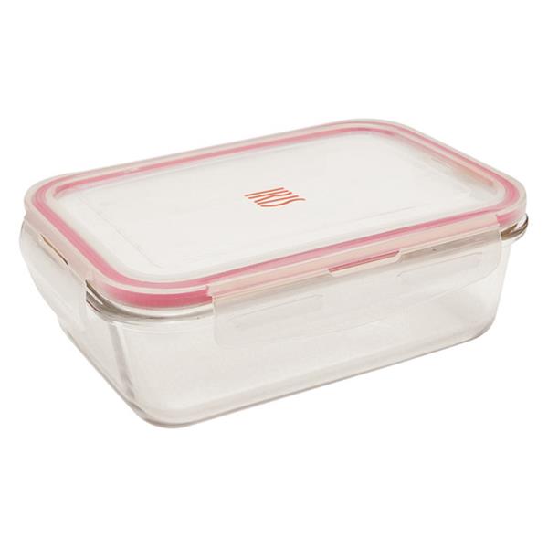 CONTENEDOR VIDRIO RECTANGULAR 570 ML IRIS