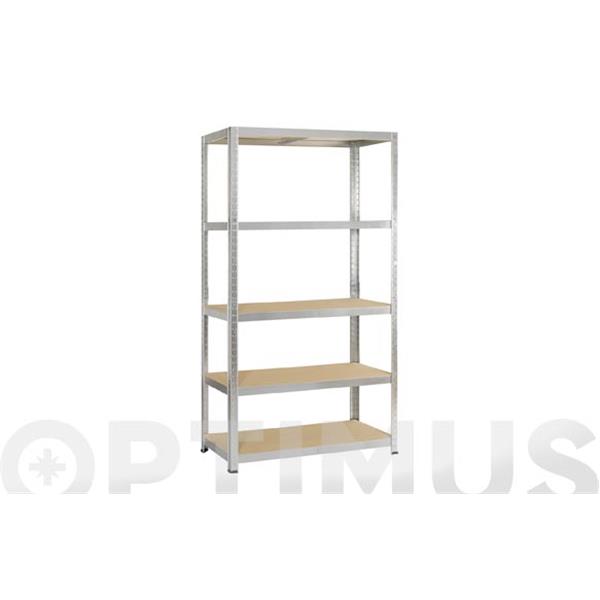 ESTANTERIA METALICA 200X100X40 CM., 5 ES