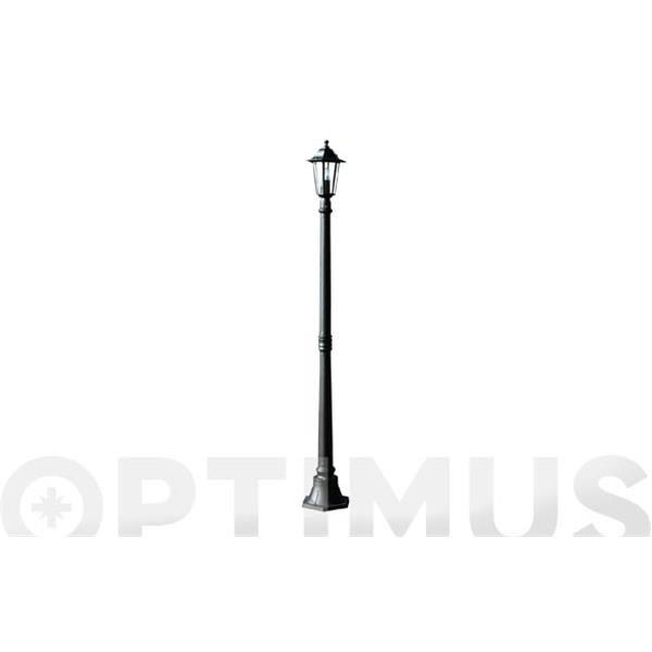 FAROLA ALUMINIO ORLANDO 1,7M 1118Z-NEGRO