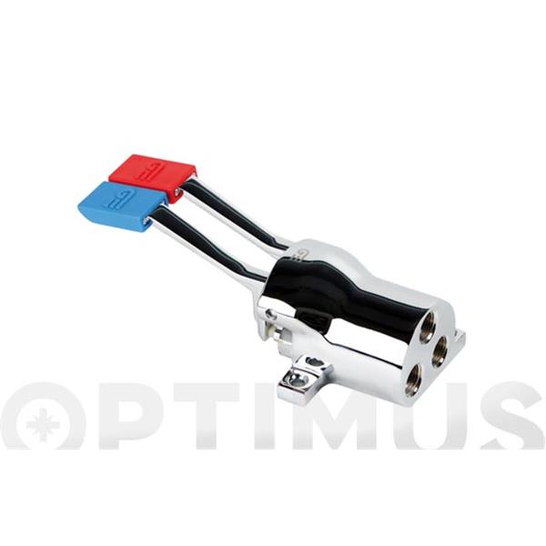 GRIFO HORIZONTAL DOBLE PEDAL CON FILTRO AUTO LIMPIANTE 1/2"