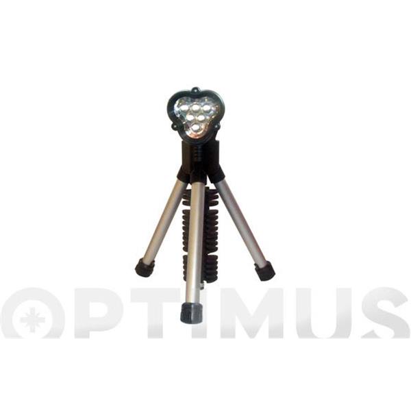 LINTERNA 6LED TRIPODE 9AA/R06 27,5X6CMS