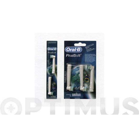 PACK 3 RECAMBIOS CEPILLO DENTAL BRAUN EB17-3/EB2