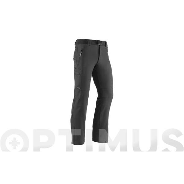 PANTALON MULTIBOLSILLOS CORTAVIENTOS "SNOW NEGRO" TALLA S FORRO MICRO POLAR