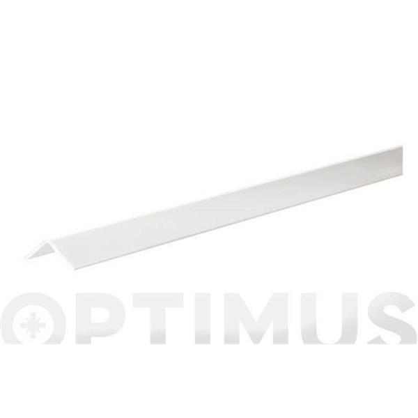 PERFIL ANGULO PVC SATINADO BLANCO 2.6 M 30X30X1