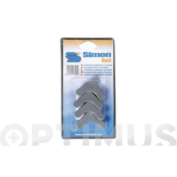 PIE ESTANTERIA GRIS P/35 (4U) 9013000000