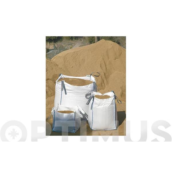 SACO ESCOMBROS BIG BAG 90X90X90 CM BLANCO