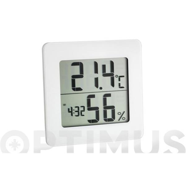 TERMO-HIGRO RELOJ DIGITAL 30.5033.02 BCO