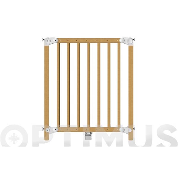 VALLA SEGURIDAD INFANTIL FIJACION PRESION AURORE 69.5-106.5 MADERA BARNIZADA