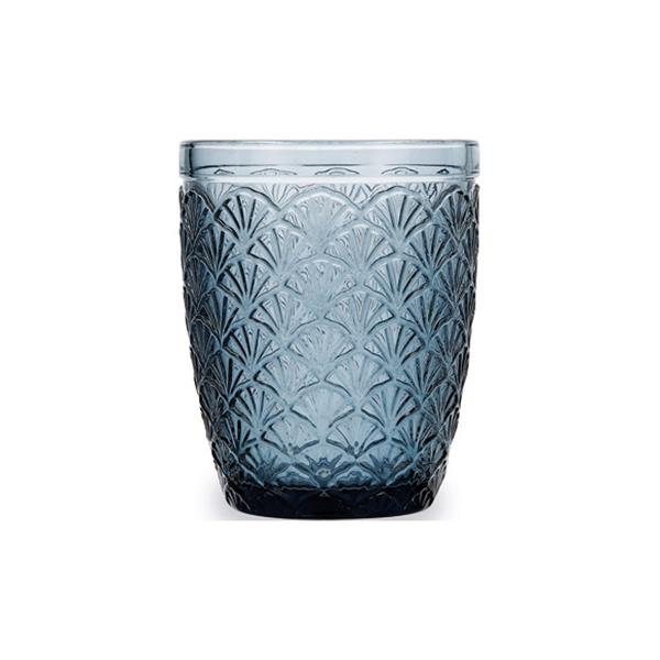 VASO GRABADO 24 CL - AZUL RUSTICO