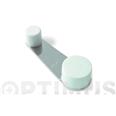 7827-0B*20 topall amb retenidor giratori blanc