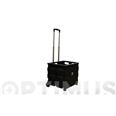 CARRO/CAJA PLEGABLE NEGRO 42X38X40,5 CM