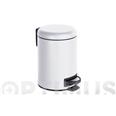 CUBO DE PEDAL 3LITROS LEMAN BLANCO