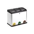 CUBO RECICLAJE 3 COMPART. IRIS 2399-I 45