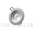 downlight led empotrar 5w. 380 lumens 6.400k crom.