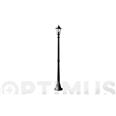 FAROLA ALUMINIO ORLANDO 1,7M 1118Z-NEGRO