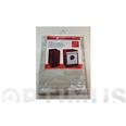 FUNDA LAVADORA CARGA FRONTAL LADRILLO BLANCO