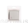 PULSADOR TIMBRE SUPERFICIE 10A 8010 BLAN