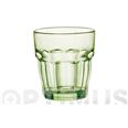 VASO VIDRIO ROCKBAR  27 CL VERDE BORMIOLI